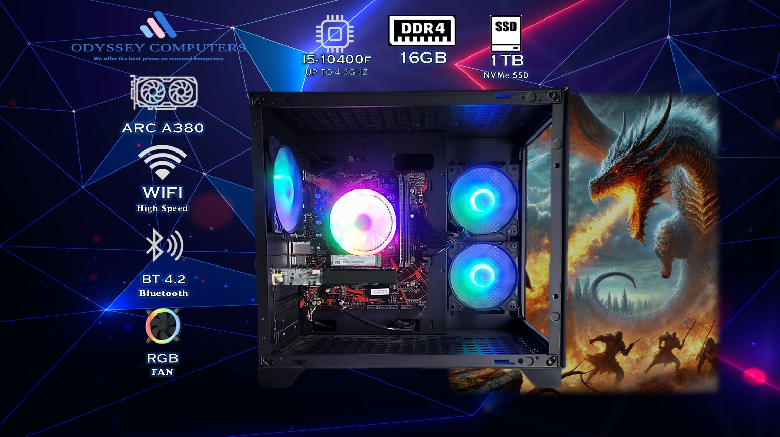 VESTA V2 GAMING PC ARC A380 SPECS