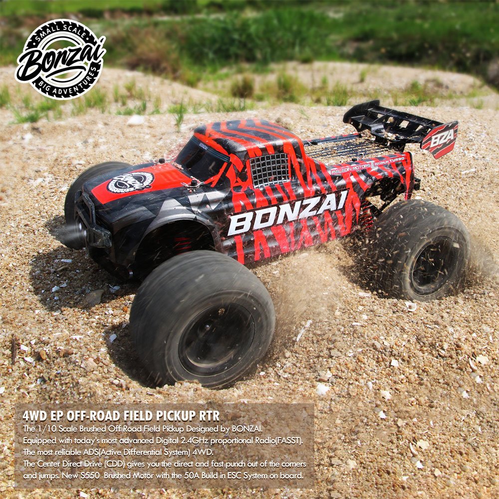 Bonzai Remote Control Car 1/12 Hobby RC Buggy 4WD RTR Off-Road RC Drift Car  for Adults High Speed Racing RC Cars with 2 Batteries Aluminum Alloy Shock  Tower Kraze, Yellow : 