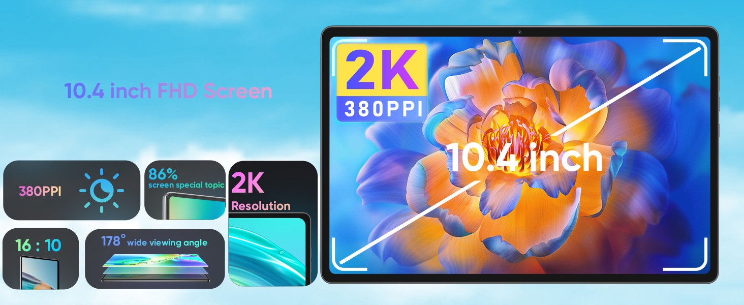 10.4 inch 2K Screen