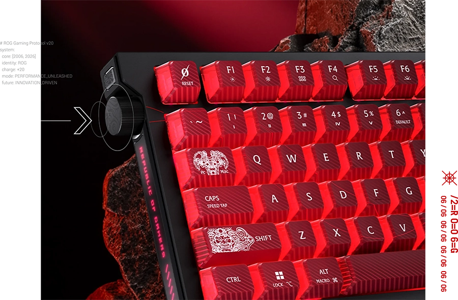 ASUS ROG Strix Morph 96 Wireless Phantom Blade Zero Edition Mechanical Gaming Keyboard