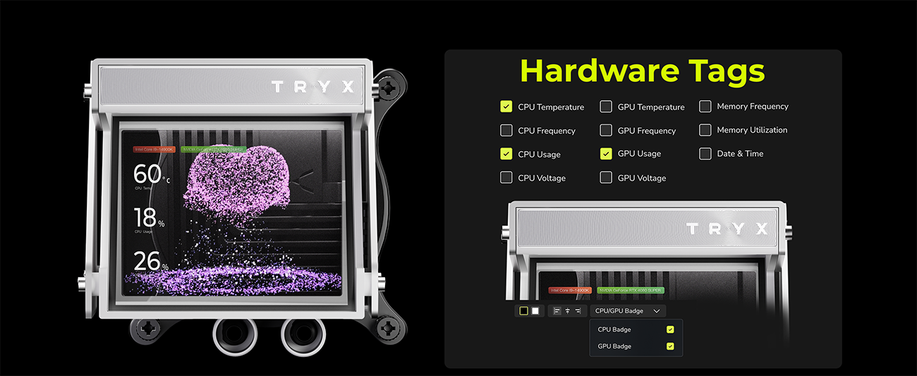 TRYX Holo 360mm AIO CPU Cooler