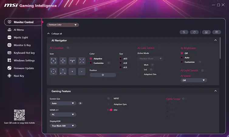 MSI MPG 341CQR QD-OLED X36 Curved Gaming Monitor