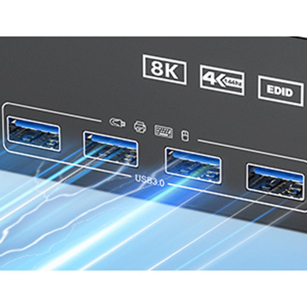 4 USB3.0 Ports