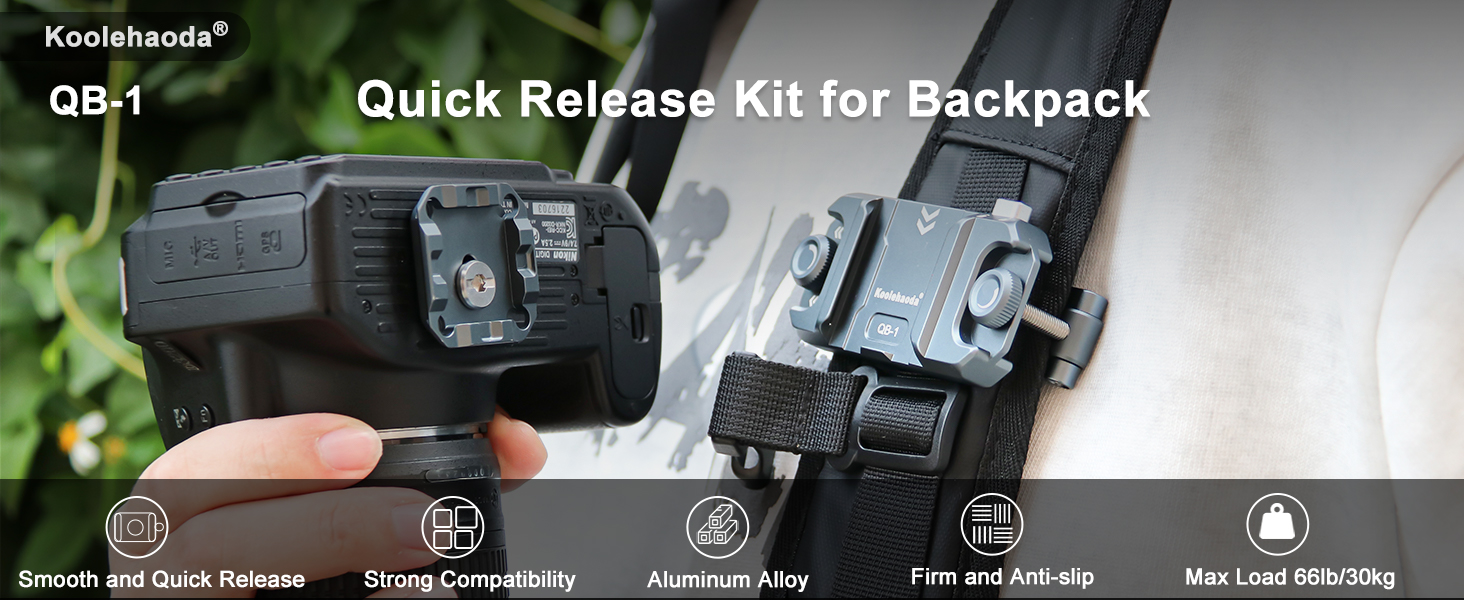 Camera Backpack Strap Clip