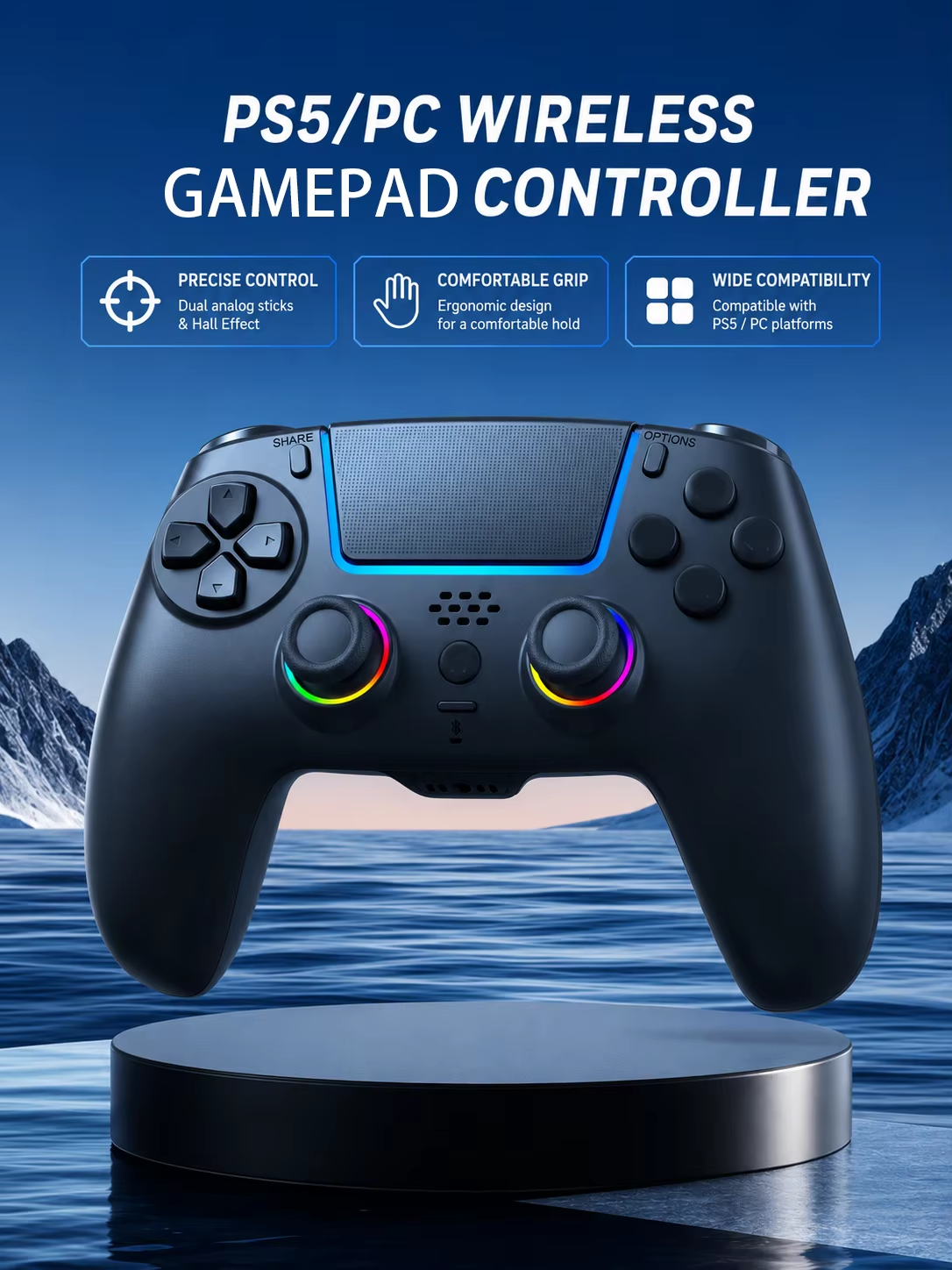 PS5/PC Wireless Gamepad