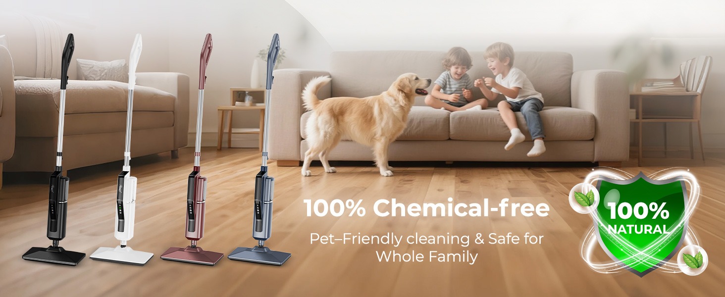 Rosewill 11-in-1 Steam Mop  - Black
