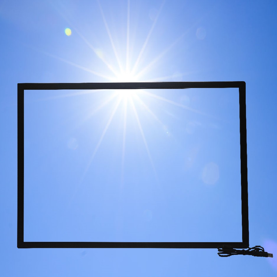 IR touch frame can be used under sunshine
