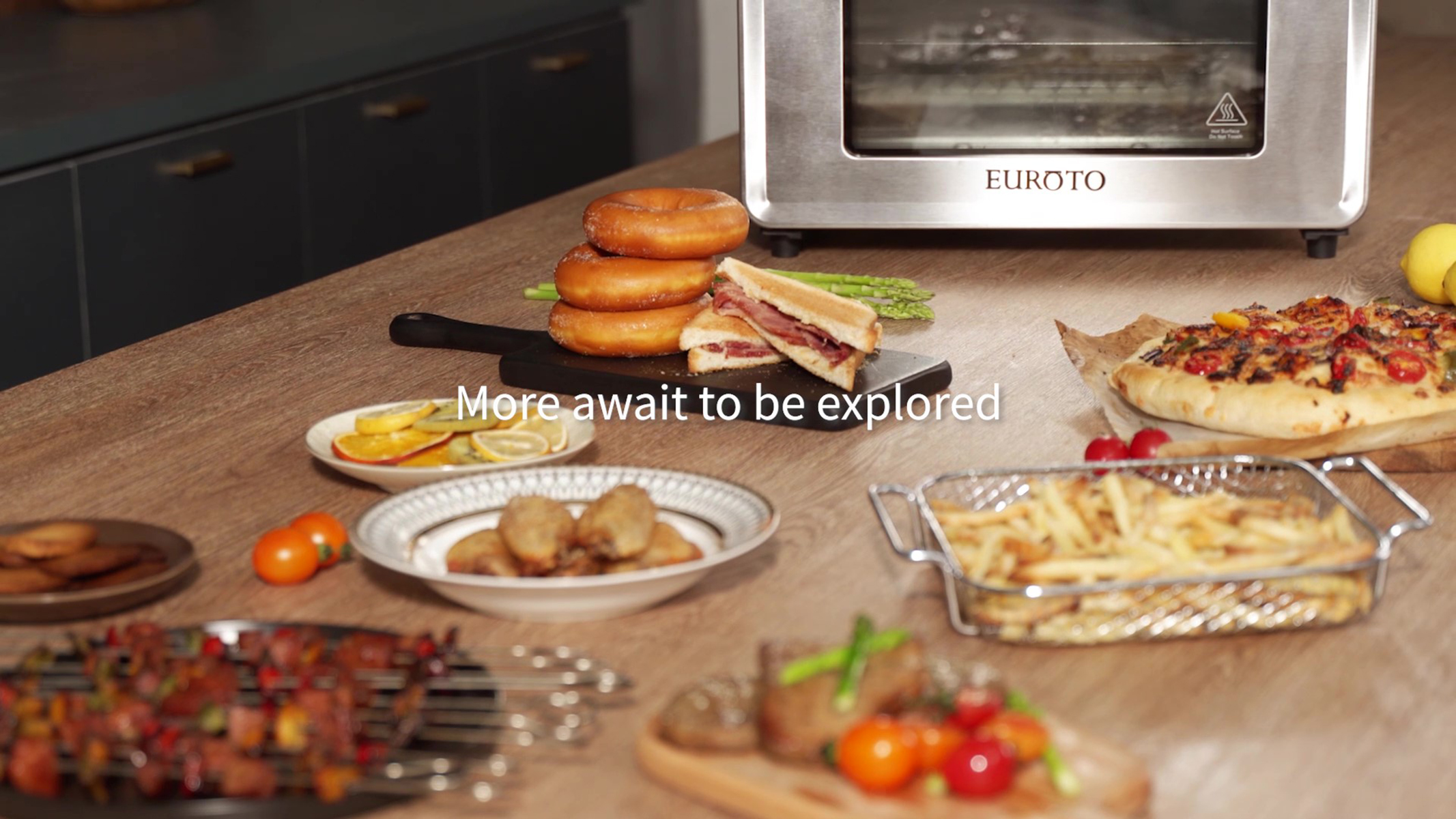 Plenty of types of dishes can be cooked using Euroto oven