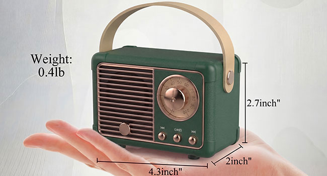 Dosmix Retro Bluetooth Speaker