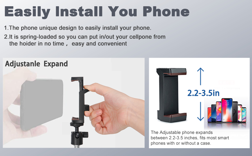 Cell Phone Tripod Mount Adapter