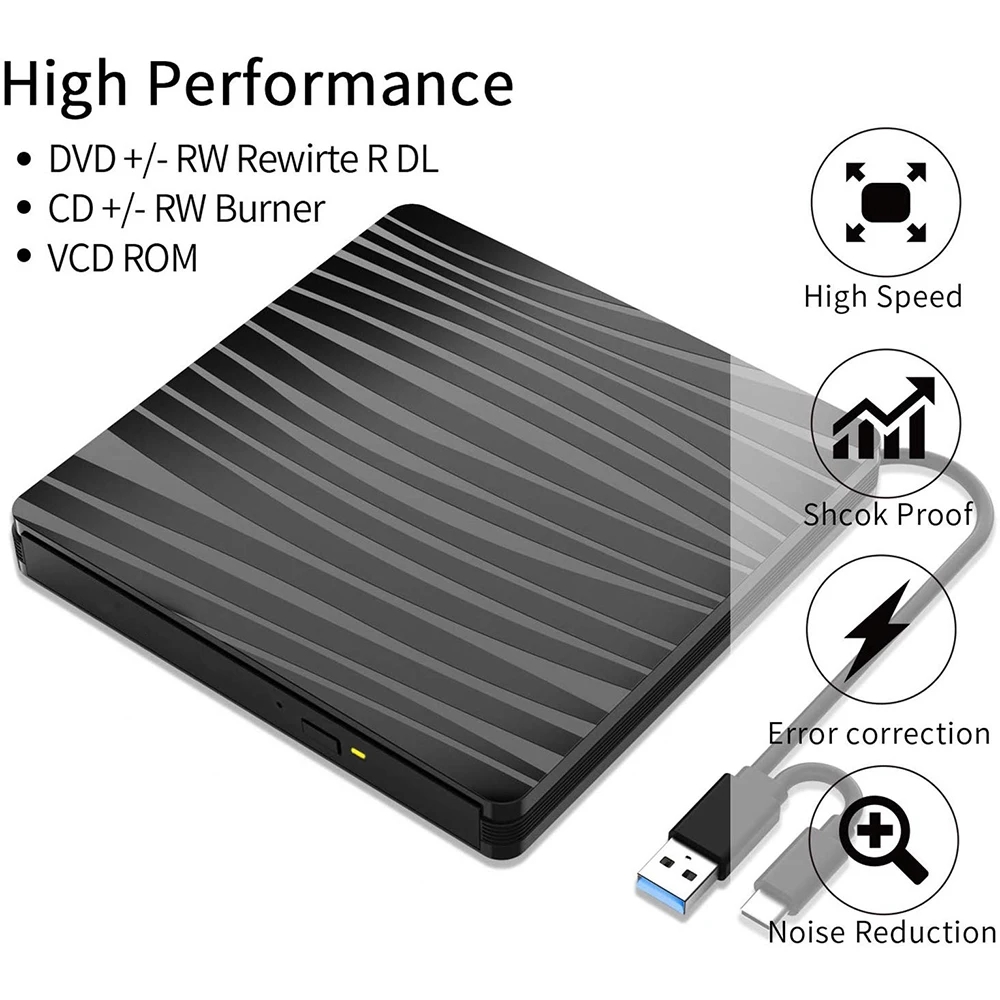 External CD/DVD Drive for Laptop