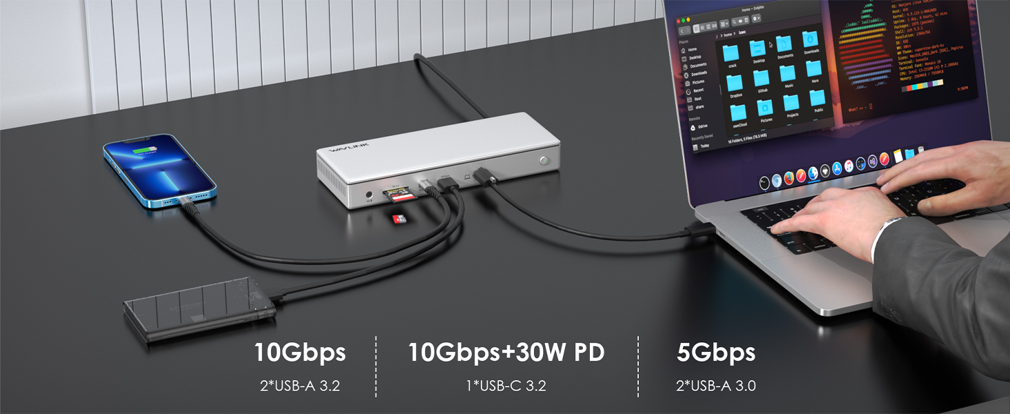 USB 4 Docking Station