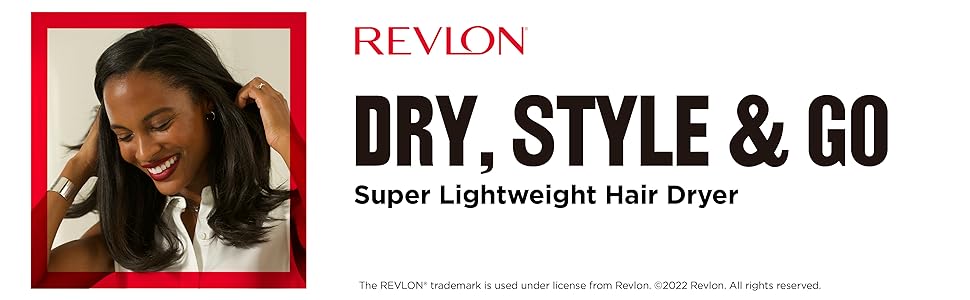 Revlon Essentials 1875W Black 2 Heat Compact Hair Dryer