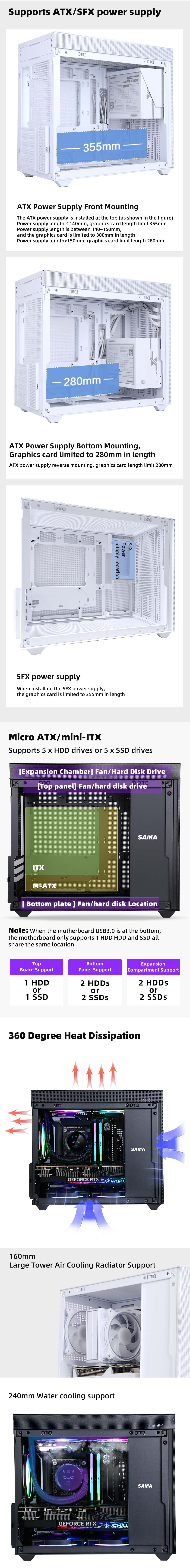 micro atx case matx case