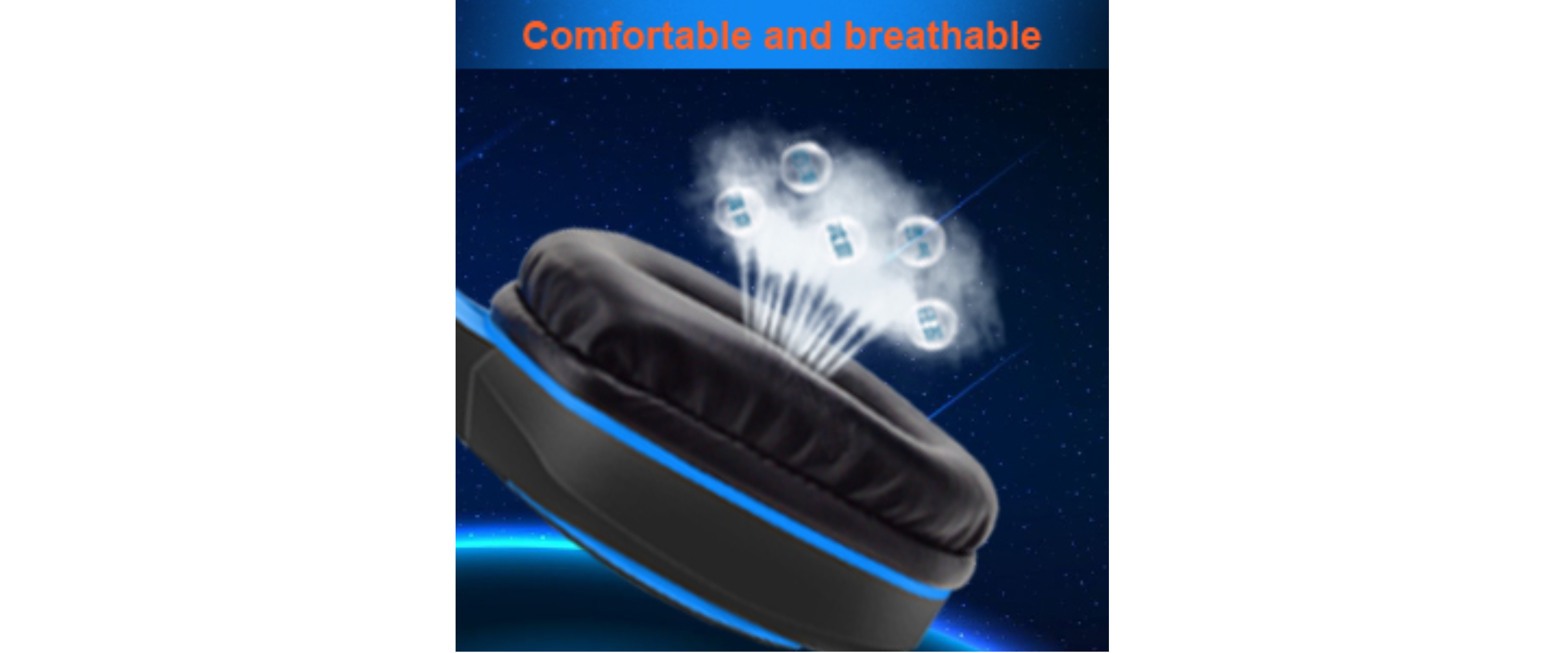 gaming headset,breathable earpads