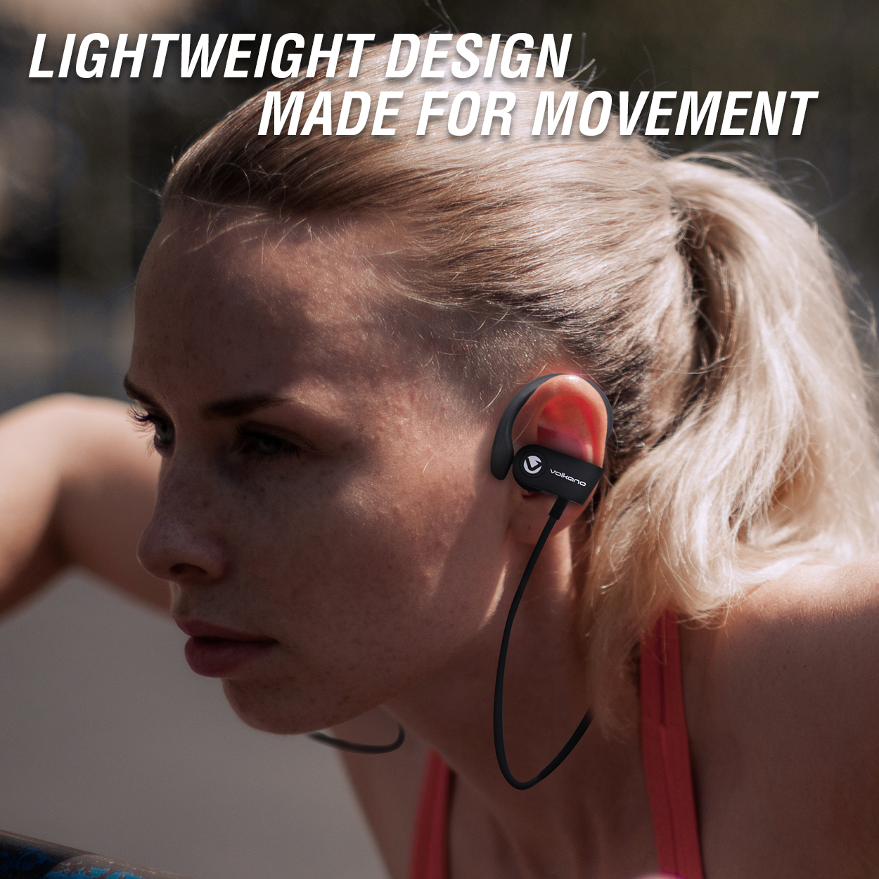 volkano race series wireless earbuds lightweight comfortable fit