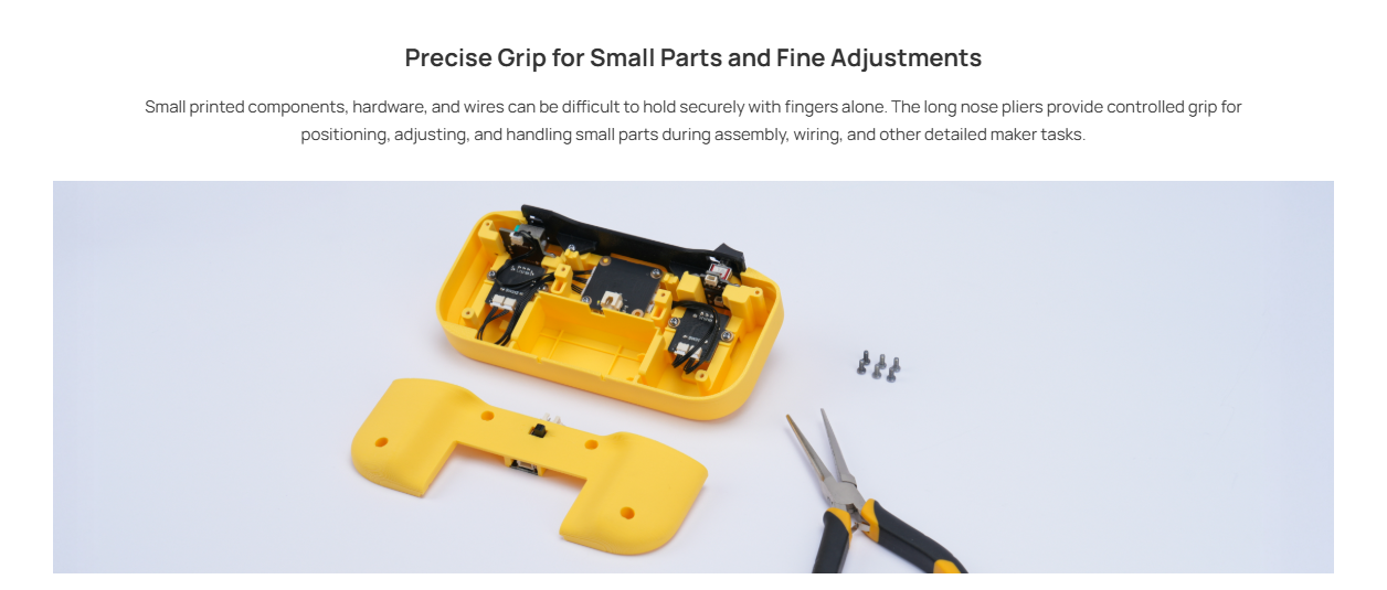 Precise Grip for Small Parts and Fine Adjustments