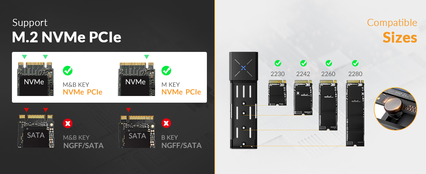 Compatible NVMe PCIe