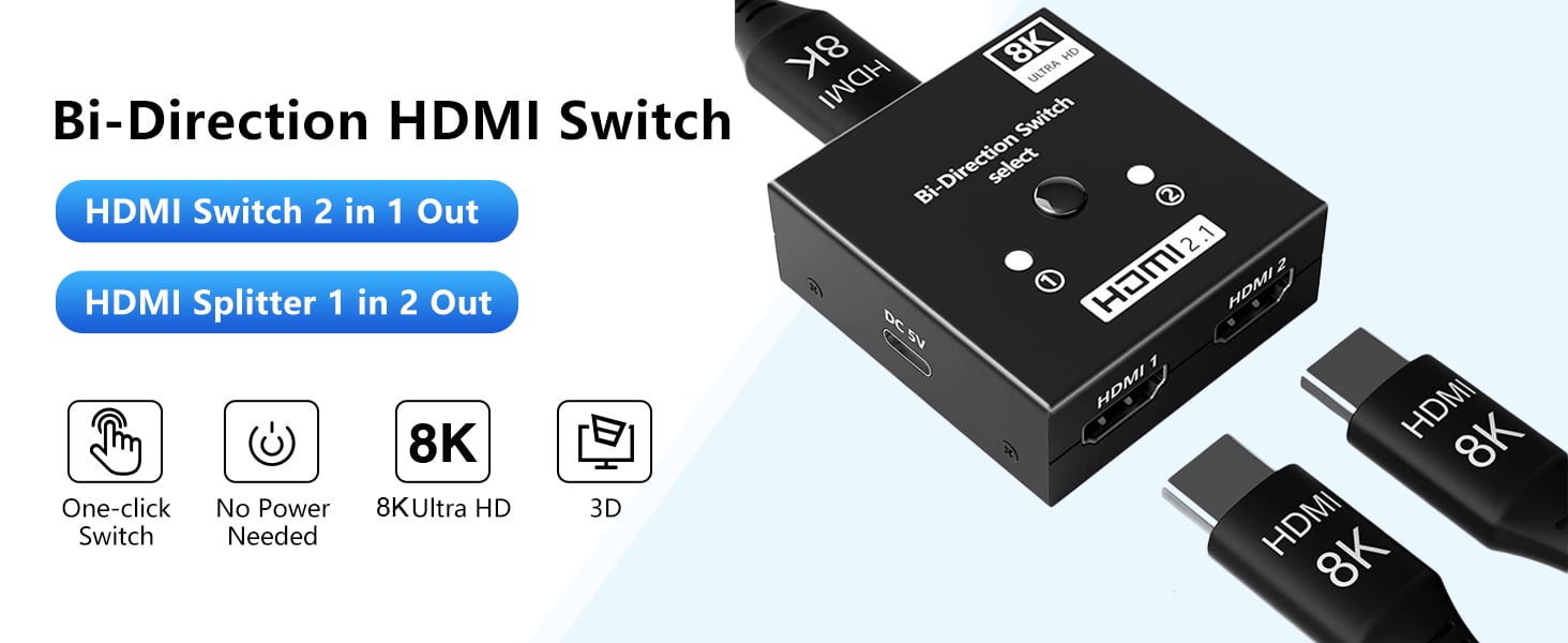 HDMI Switch 4K 120Hz