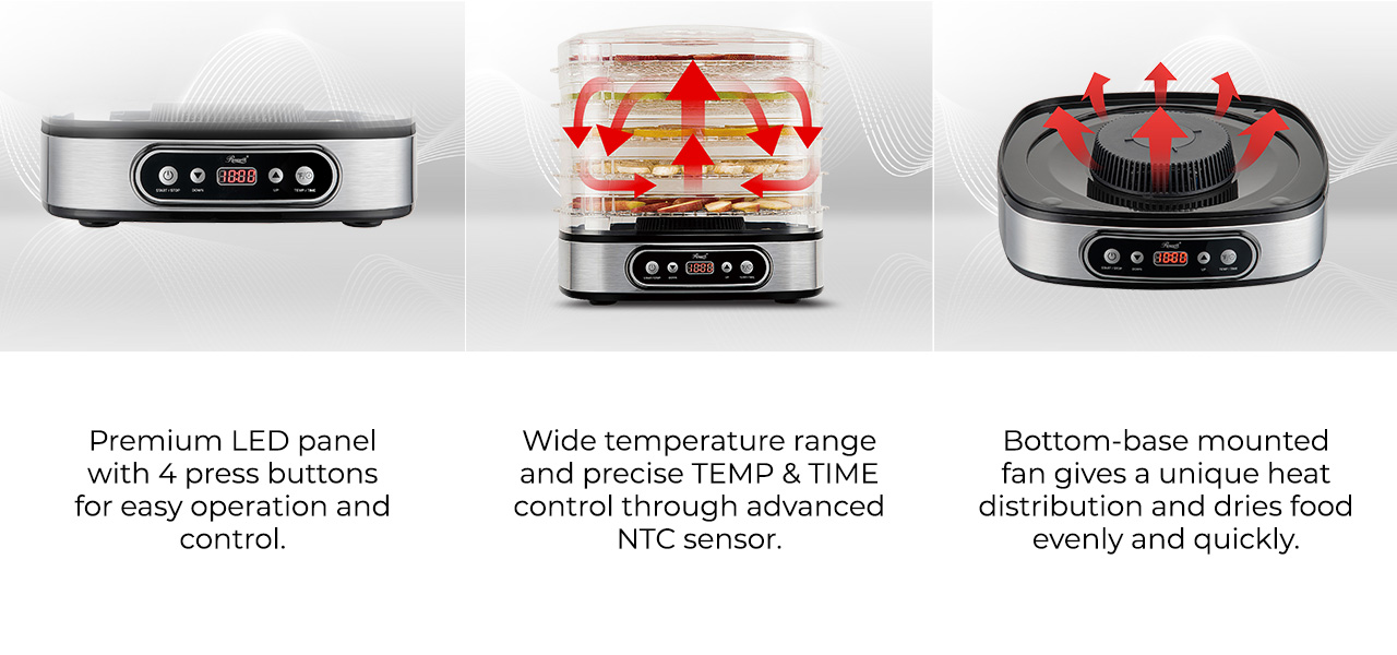 Rosewill Essential Food Dehydrator special features