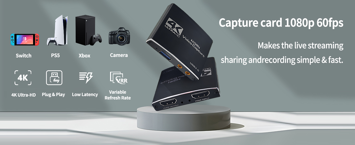 4K@60Hz Capture Card
