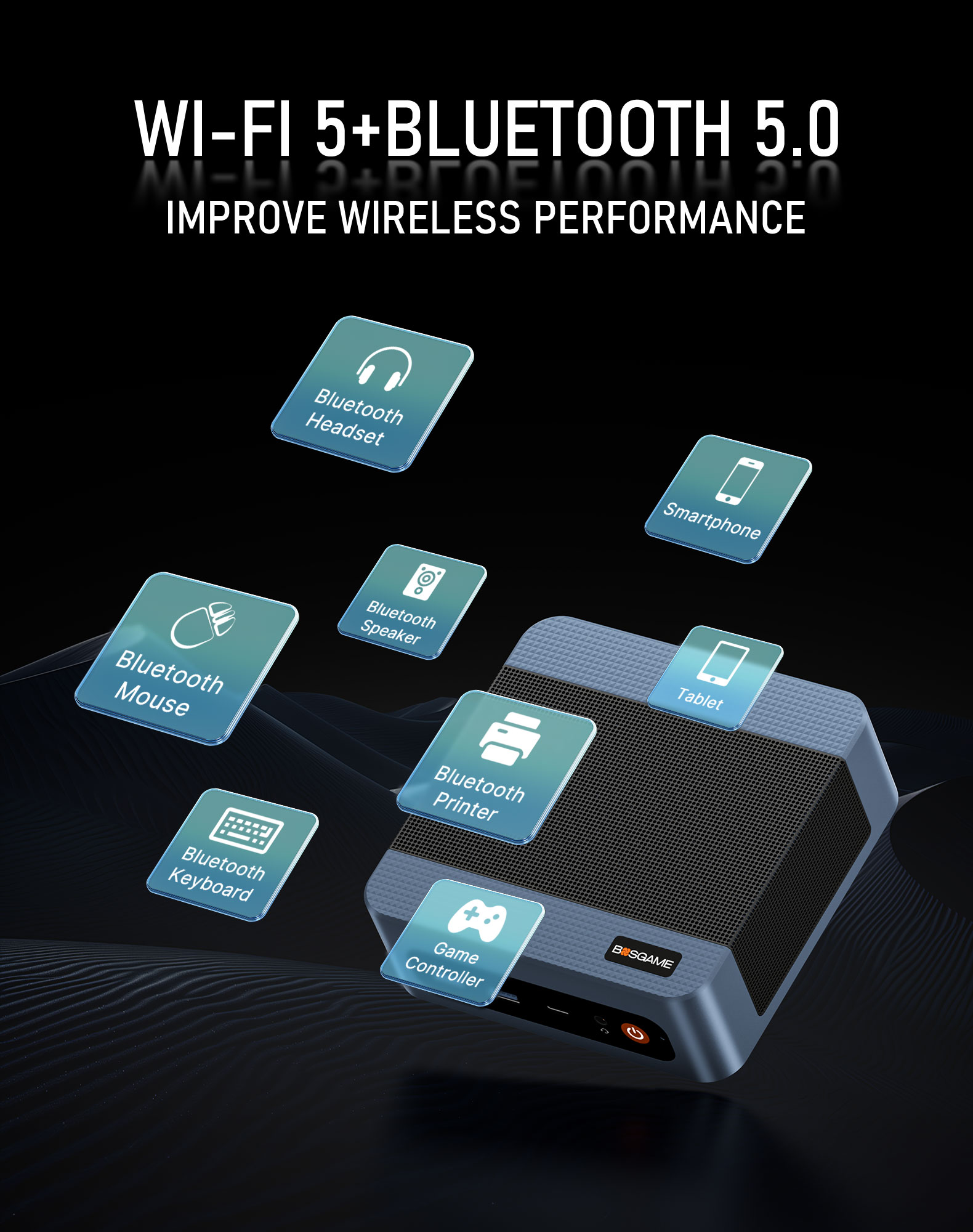 WI-FI 5+BLUETO0TH 5.0