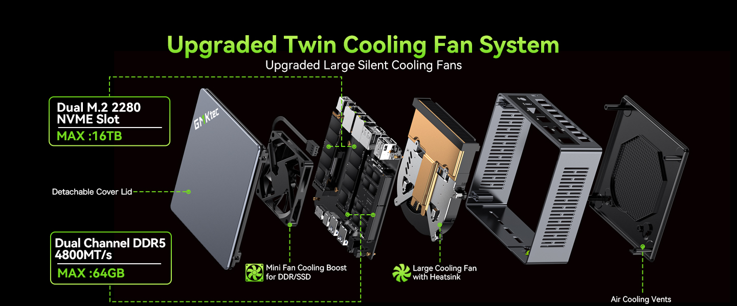 TWIN COOLING FAN