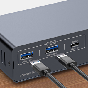 USB 3.2 ports Provides two additional USB3.2 ports with data transfer speeds of up to 10Gbps to simu