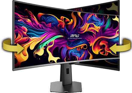 MSI MPG 341CQR QD-OLED X36 Curved Gaming Monitor