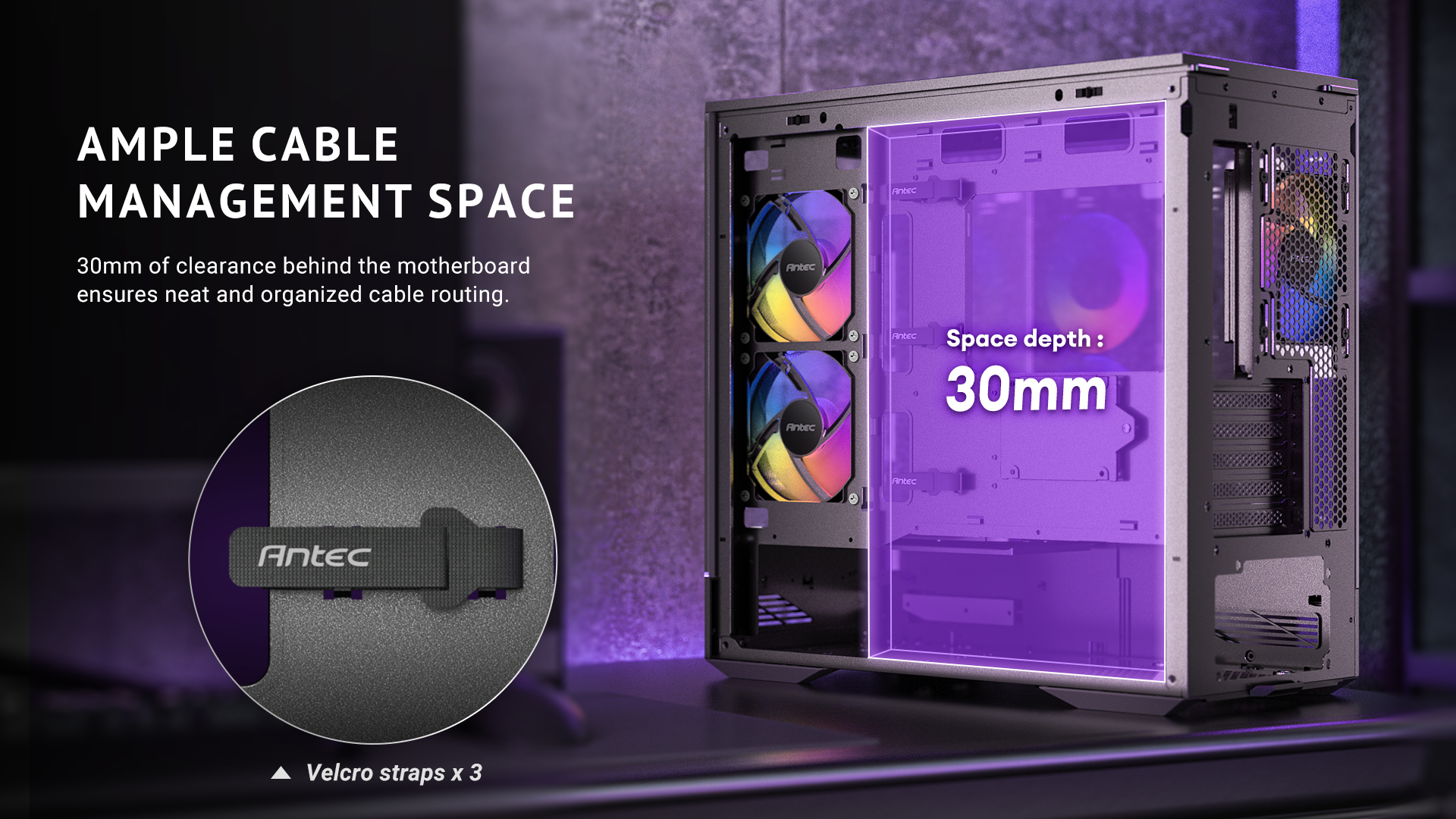 Antec C2M ARGB Compact MicroATX Case