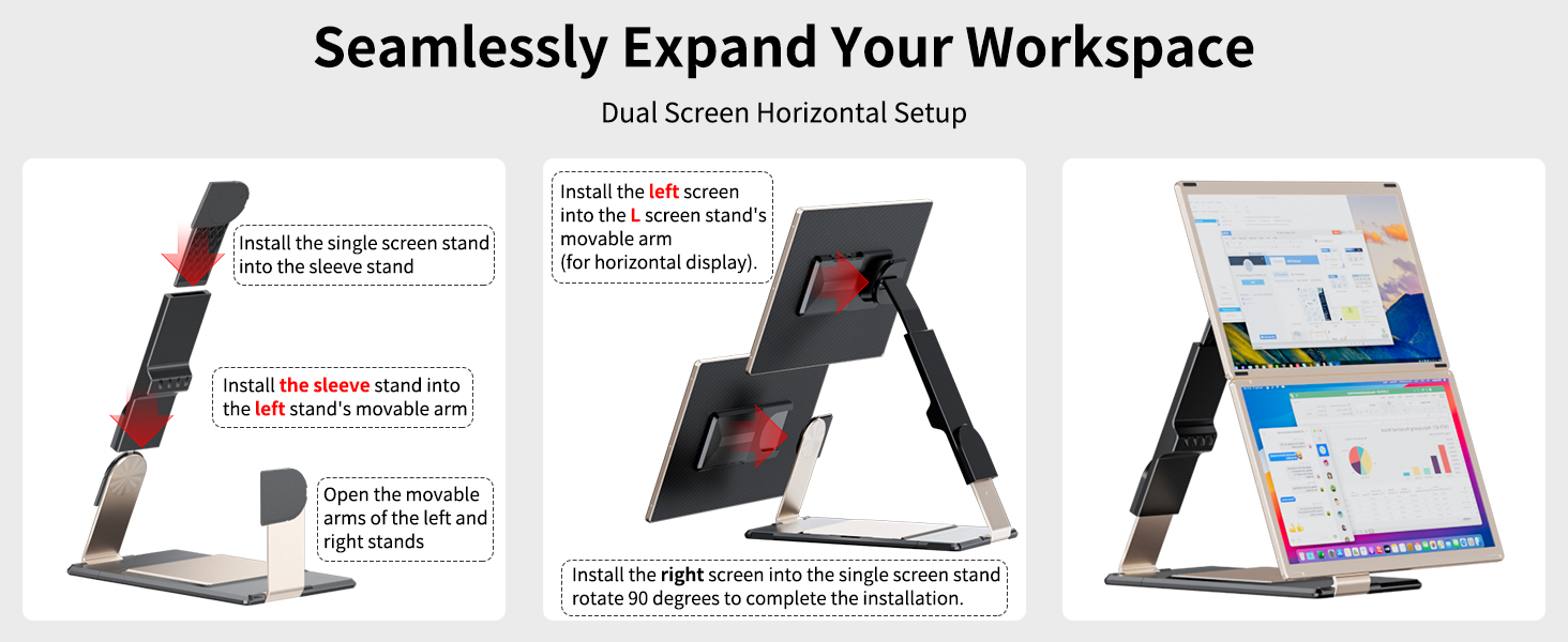 Dual Screen Horizontal Setup