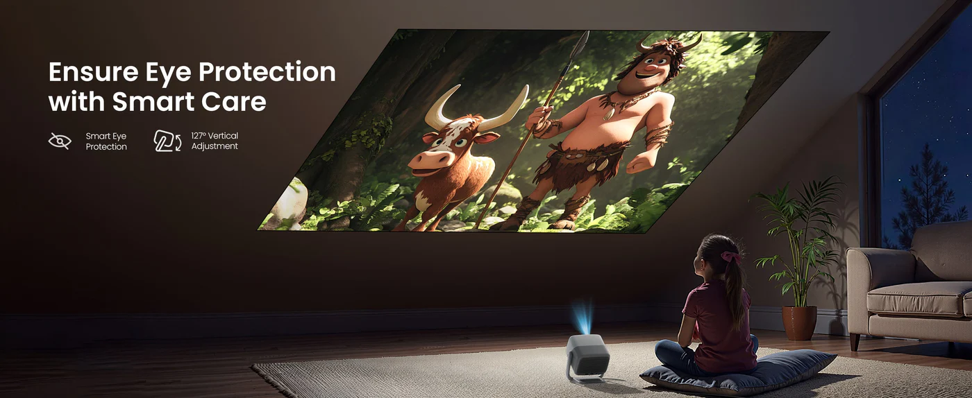 JMGO N1S SE 800 ISO Lumens Triple Laser Portable Projector