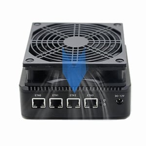 Deux ventilateurs de routeur PC alimentés par USB 120mm 5V avec contrôleur  de vitesse Ventilateur de refroidissement à haut débit d'air pour routeur  Modem Récepteur Dvr Playstatio