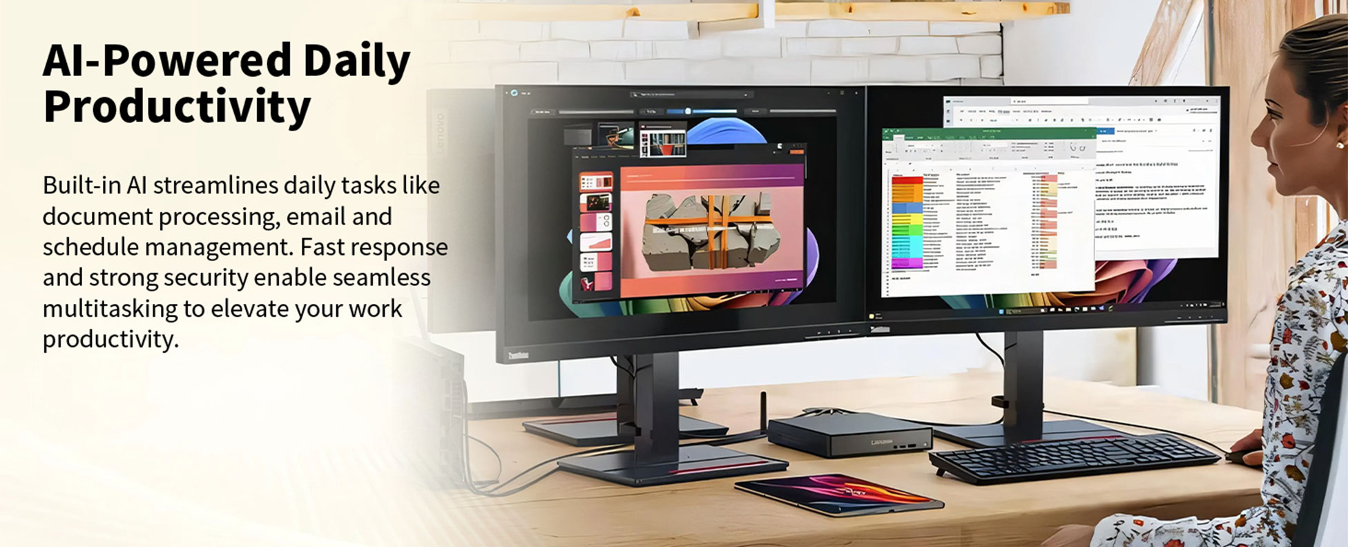 Lenovo ThinkCentre Neo 55q Business MFF Desktop