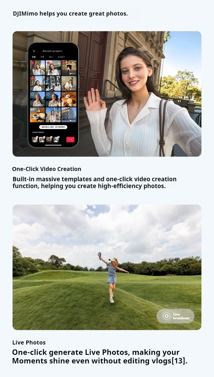 DJI Osmo Nano Detailed Introduction