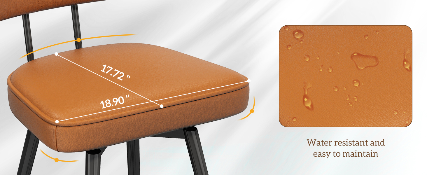 PU Leather Counter Stool