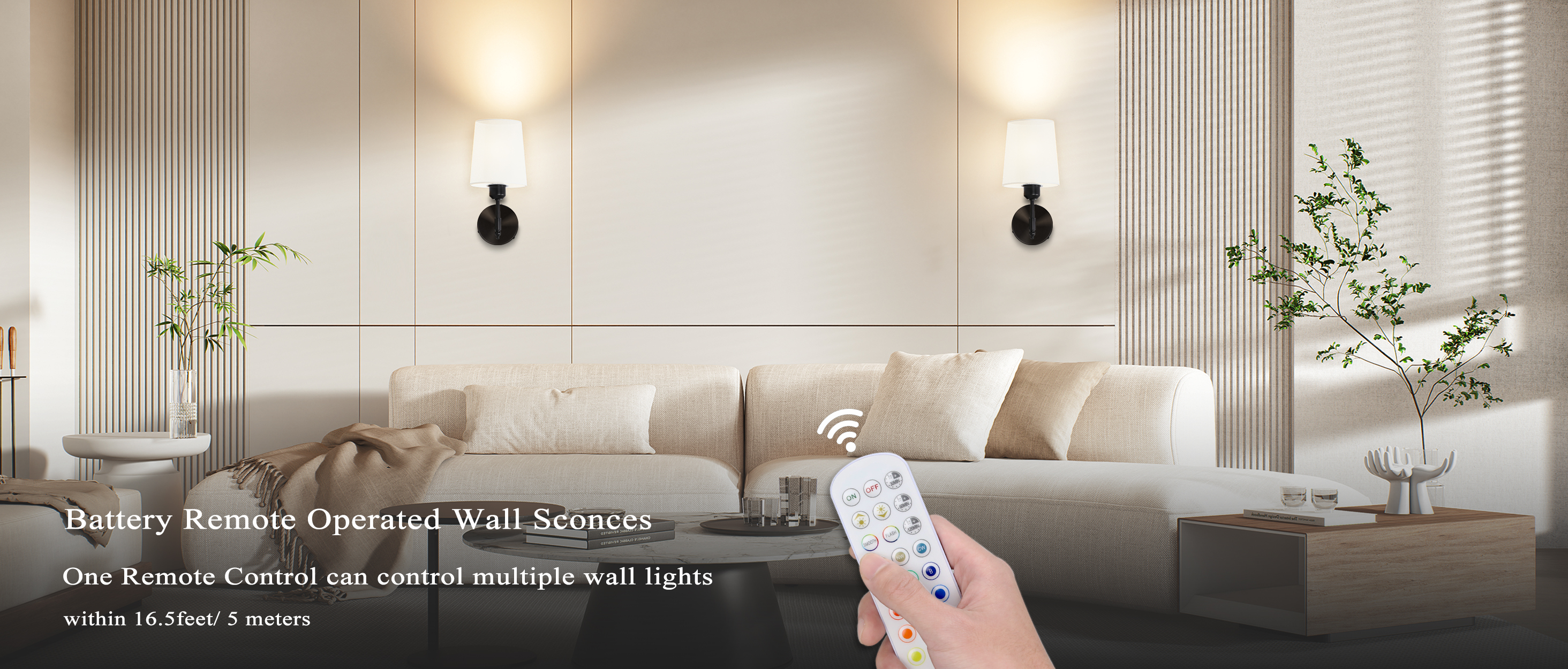 Battery Operated Wall Sconces