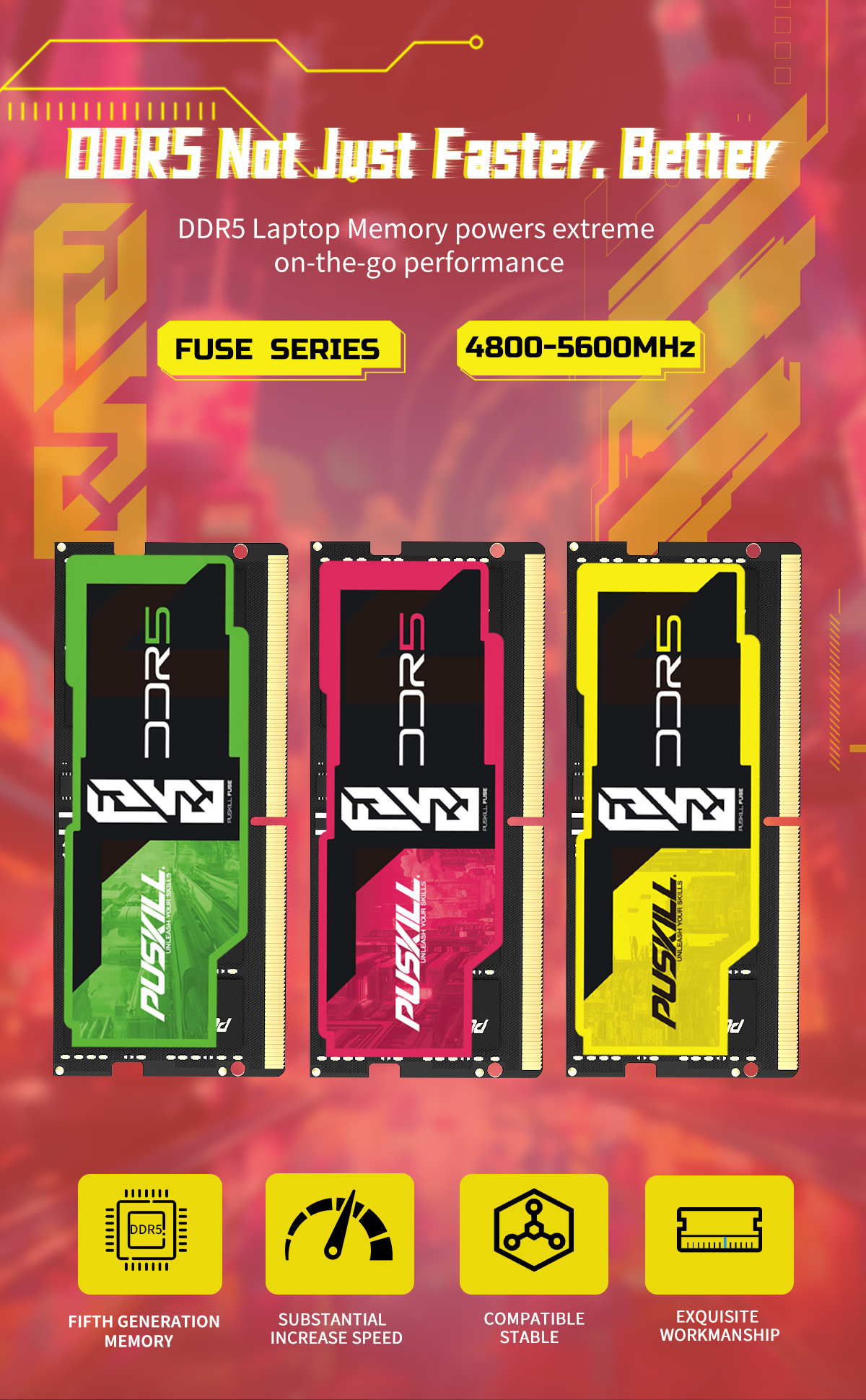 DDR5 Notebook Memory
