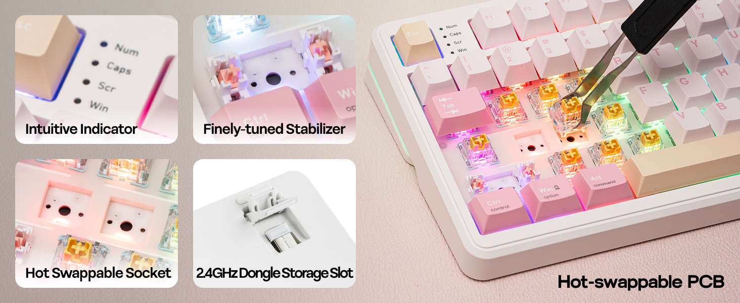 EPOMAKER TH99 PRO Hot-swappable PCB