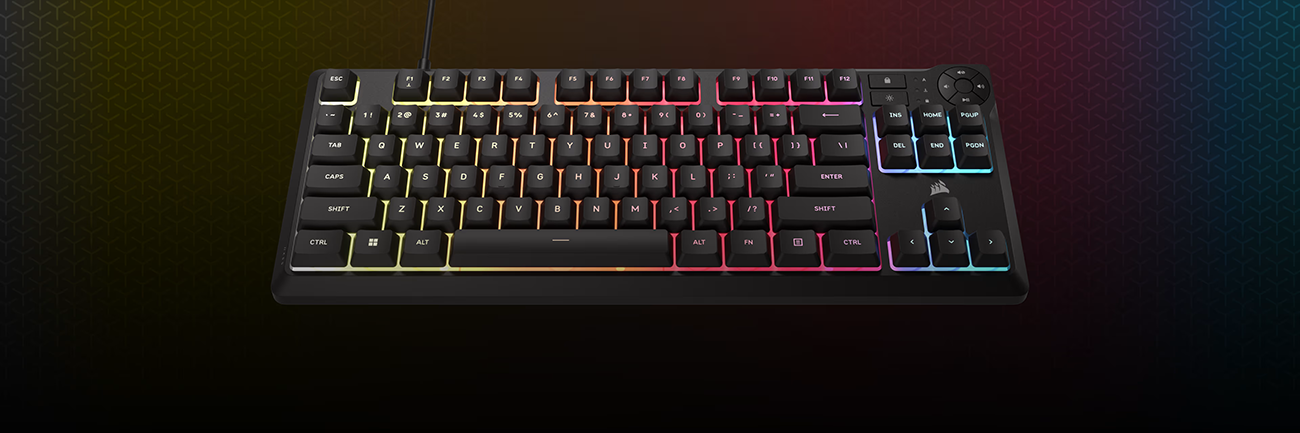 CORSAIR K55 CORE TKL Tenkeyless RGB Gaming Keyboard