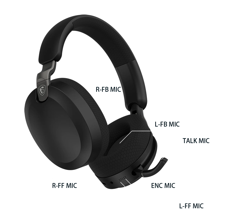 MSI MAESTRO 500 WIRELESS Gaming Headset