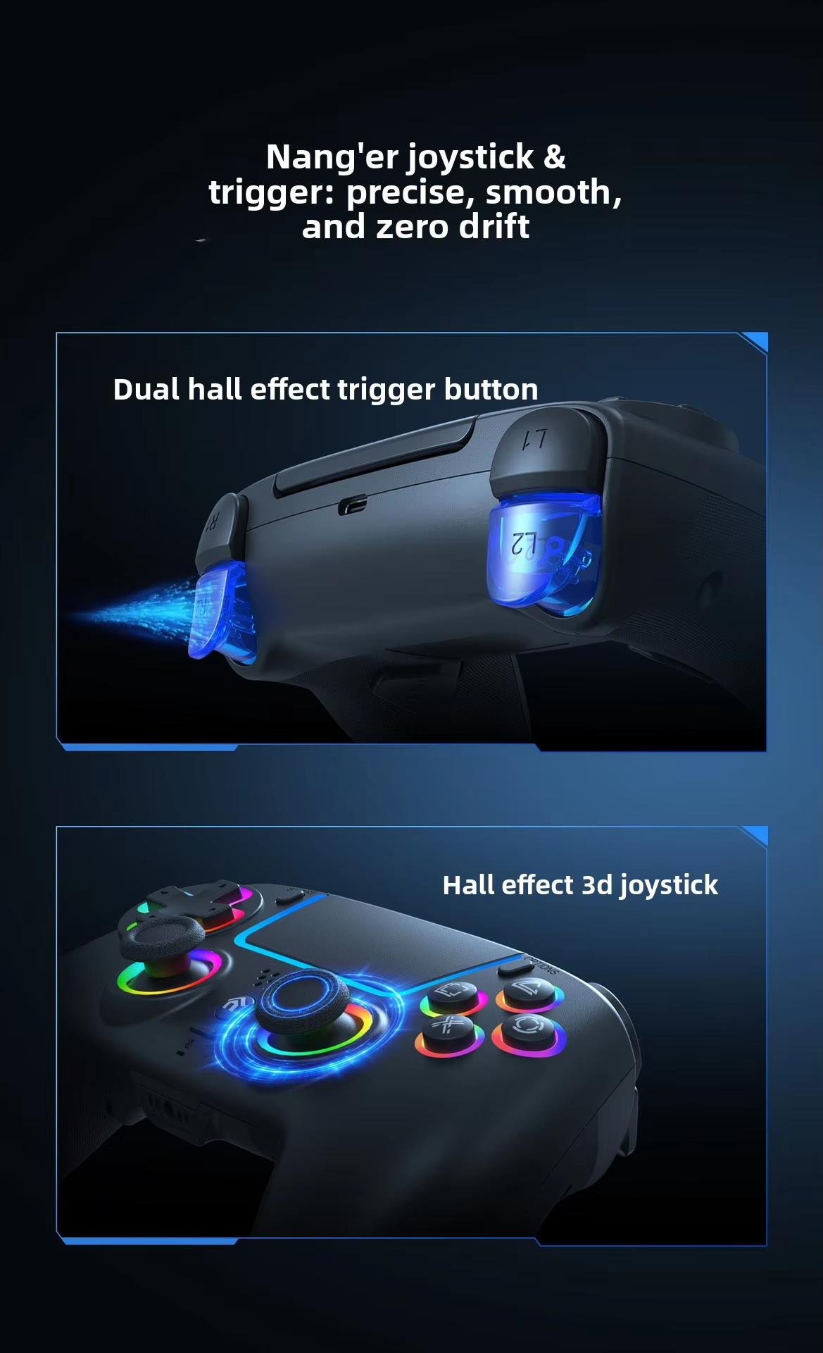 Hall Effect Joystick & Trigger