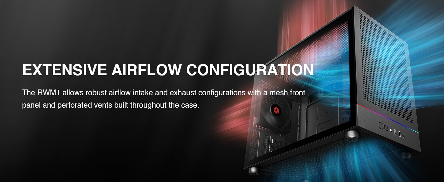 Rosewill RWM1 Micro ATX Gaming PC Case