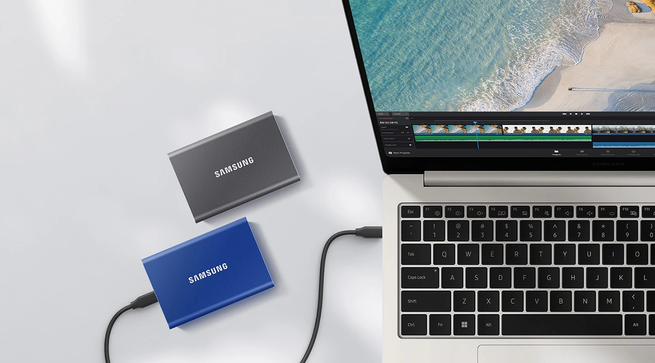 Samsung Portable SSD T7 USB 3.2 Gen 2