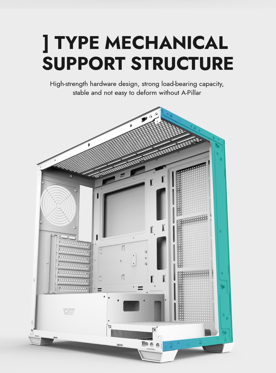 darkFlash DS900 ATX PC Case White