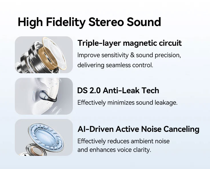 NANK Ultra Clip On Earbuds