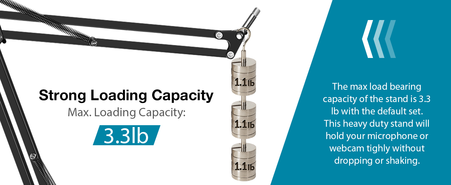 The included mic clip is flexible, being able to rotate 180°. You can adjust your desired angle of m