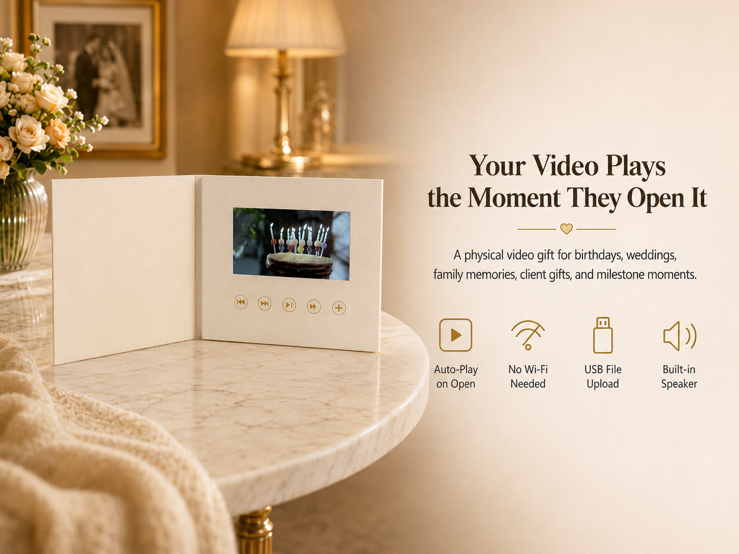 vide greeting card