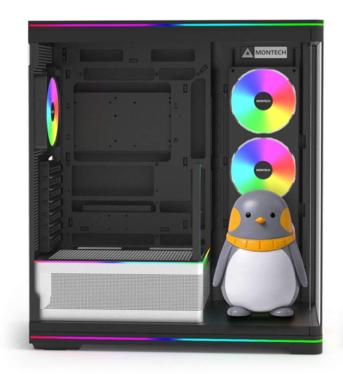 Montech TG3 Curve Black Black Computer Case