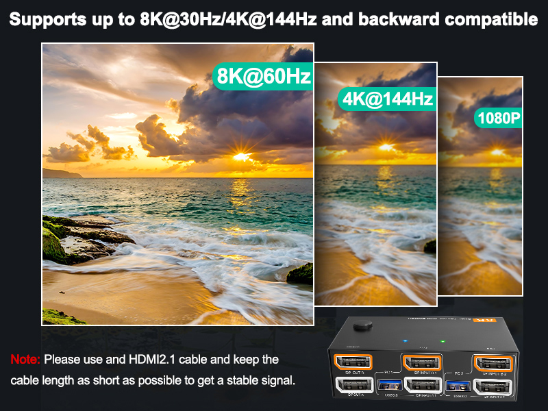 Dual Monitor KVM Switch